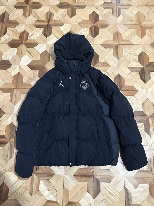 Geaca Jordan Nike Puffer PSG Paris neagra