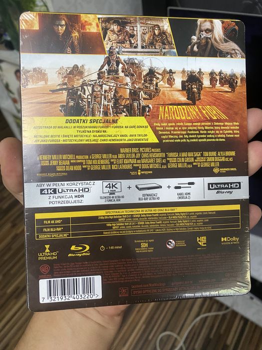 Blu-ray Mad Max Furiosa 4K+2D steelbook