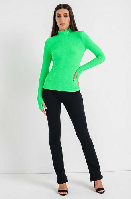 Bluza Karl Lagerfeld, slim-fit, Neon green, XS