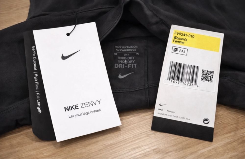 Nike Zenvy colanți evazați, Dri-FIT, talie înaltă, S, noi cu etichetă