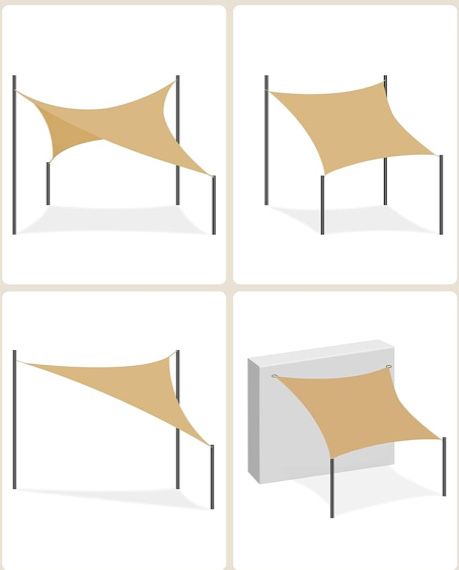 Квадратна тента 3х3 м