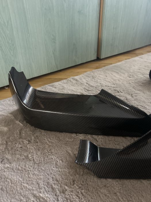 Lip Bara Față BMW Seria 6 F06 F12 F13 M Sport 640i 650i 640D(2012-2018) Carbon 2 Piese
