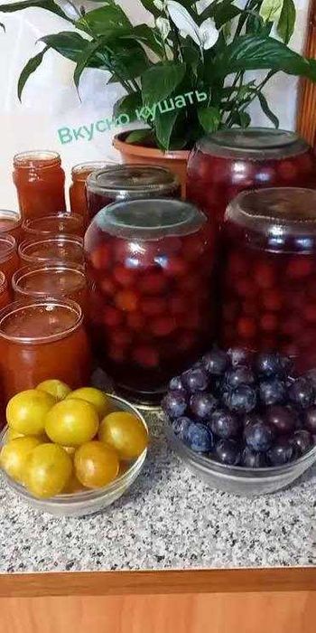 Компот из чернослива. Сок яблочный