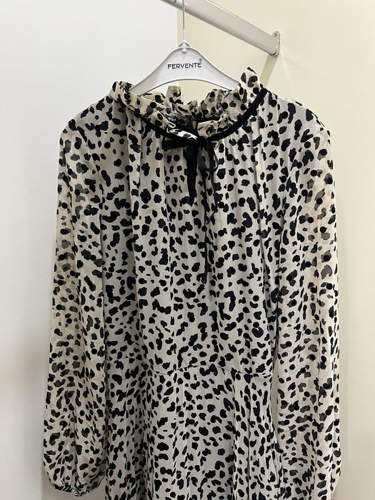 Женское платье с леопардовым принтом турецкого бренда LA JULYET