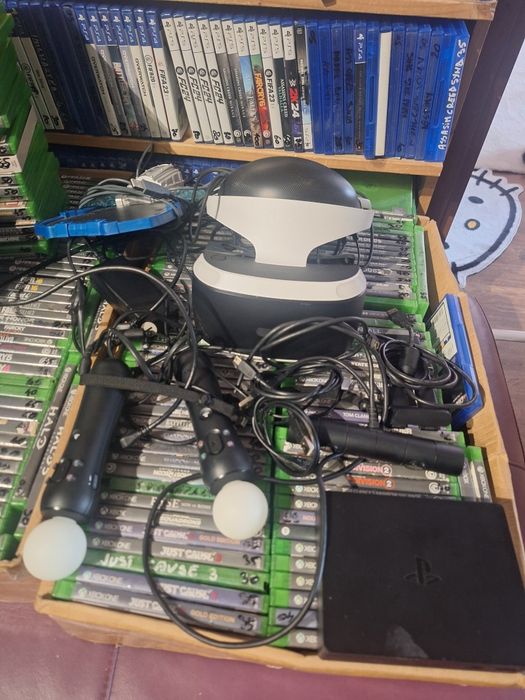 Pachet Vr Ps4 cu 2 manete