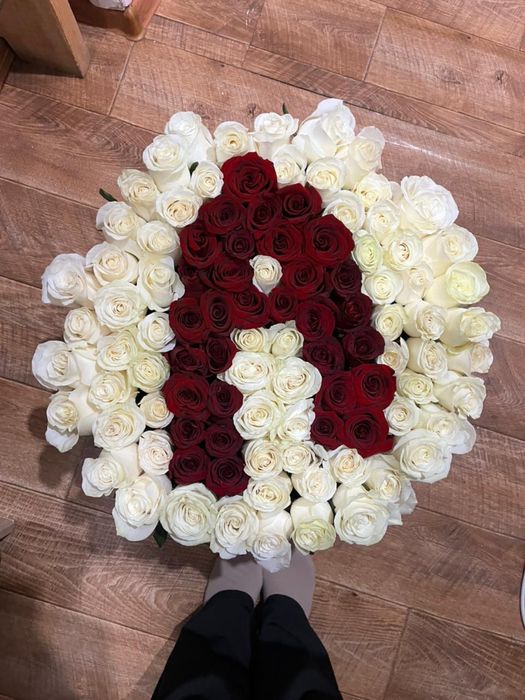 101 Роза свежий розы 25000