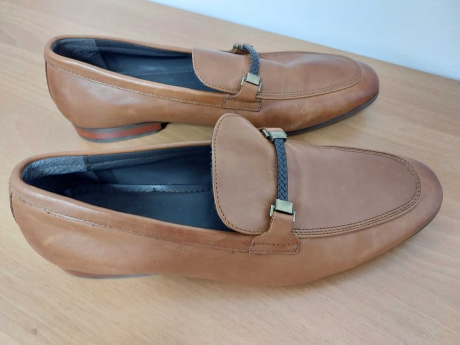 Mocasini maro Dune London masura 45