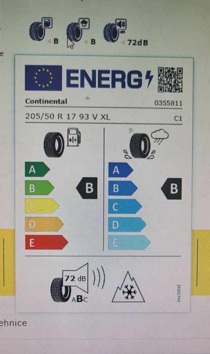 2 anvelope Noi 205 50 17 continental allseason contact