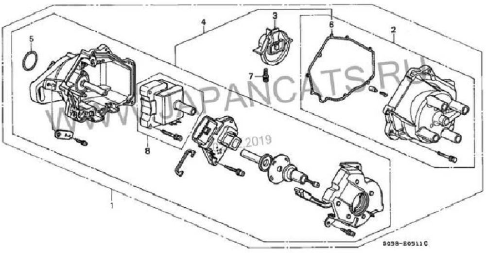 катушка зажигания Honda Rover