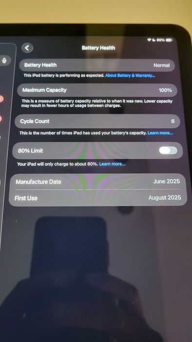 iPad Air 11 M3 Wi-Fi 128GB 7.Gen - НЕРАЗЛИЧИМ ОТ НОВ - батерия на 4 цикъла
