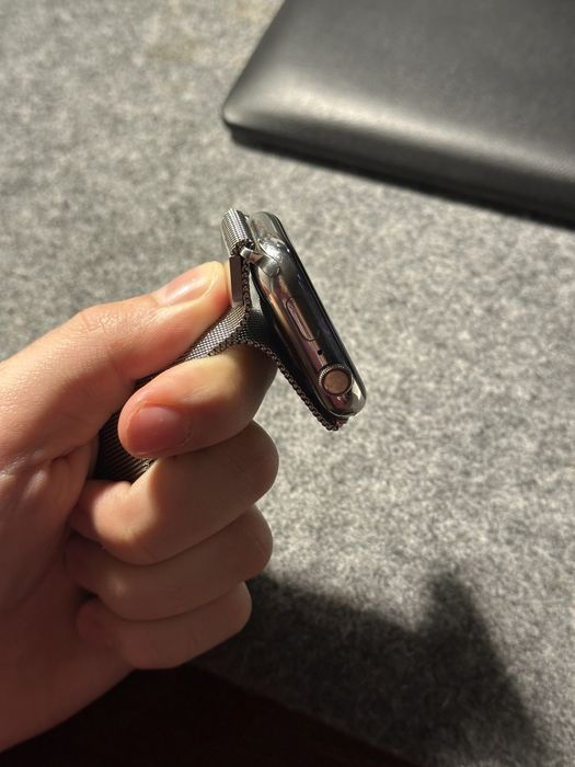 Apple watch series 7 Stainless Steel 45 mm, safir