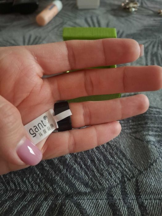 Дамски пръстен  ,черен