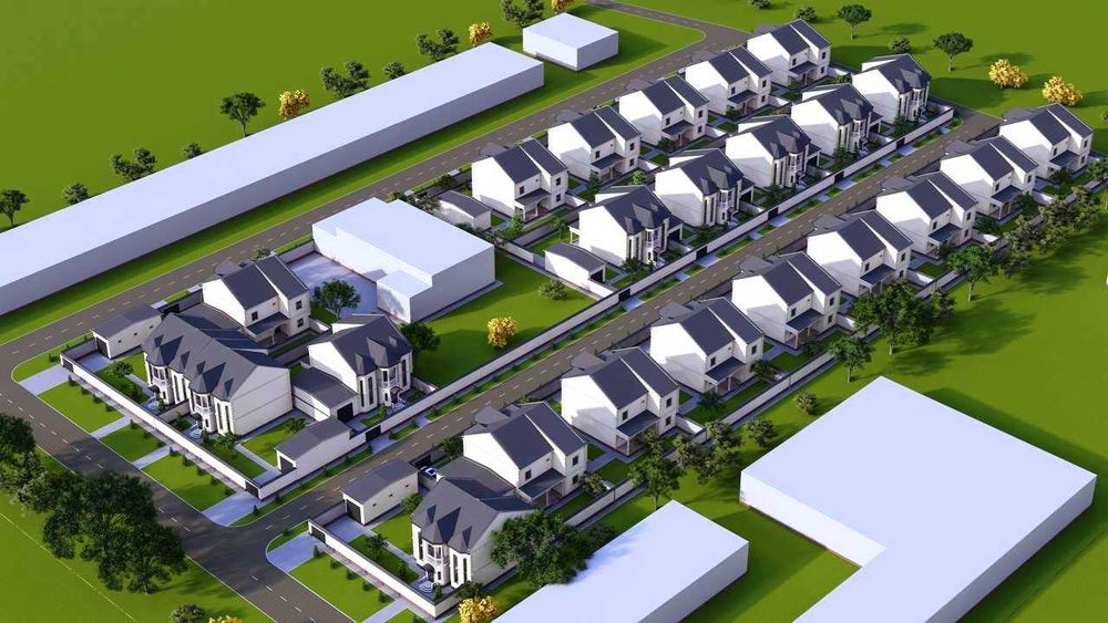 Богот шахарчасида хар бири 5 сотокда курилиши мулжалланган лойихалар