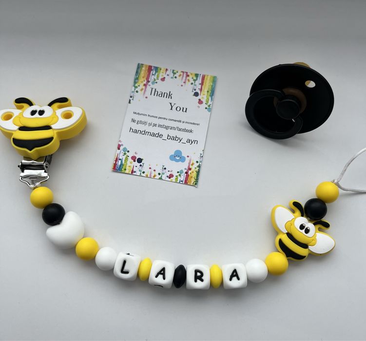 Lănțișoare personalizate pentru suzetă