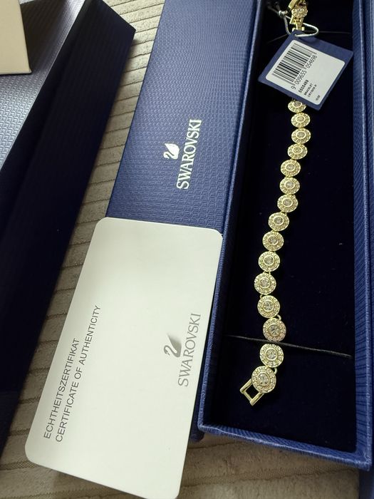 Bratara Swarovski Gold Auriu