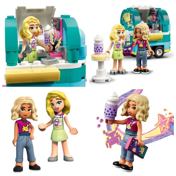 Lego Friends Мобилна къща и магазин за чай с мехурчета