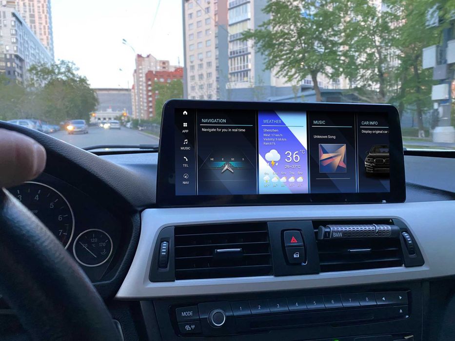 Navigatie BMW Seria 3 F30 Seria 4 , Ecran 12.3 inch QLED Full HD Noua