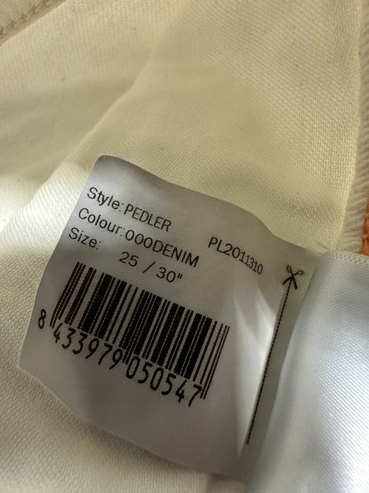 Бели памучни дънки Pepe jeans