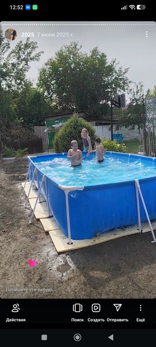 Продам каркасный бассейн