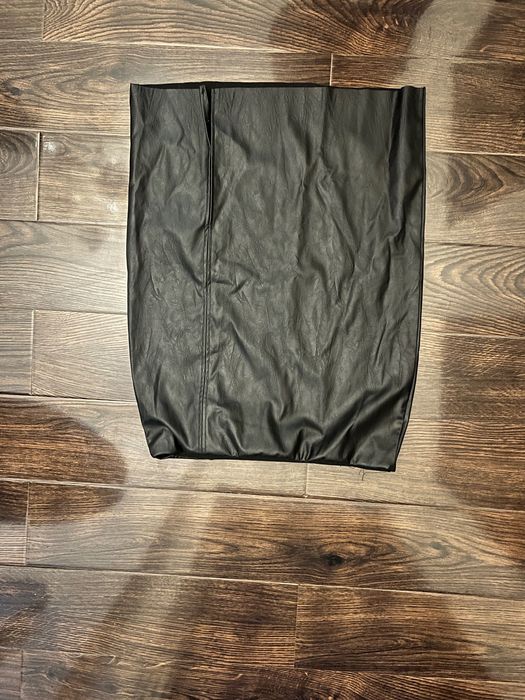 Миди юбка кожа , матовая. , До колен  , размер S