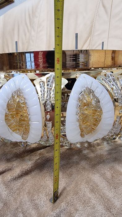 Люстра стеклянная