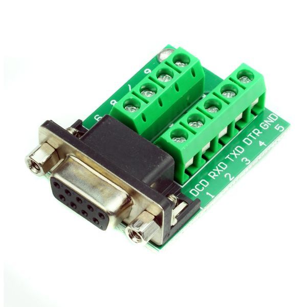 Адаптерна клема RS232 DB9 - женски конектор