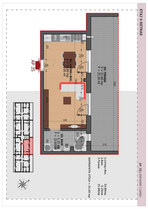 Vanzare Studio Modern + Terasa Panoramica & Parcare Subsol – Aparatorii Patriei, Sector 4 - DIRECT PROPRIETAR