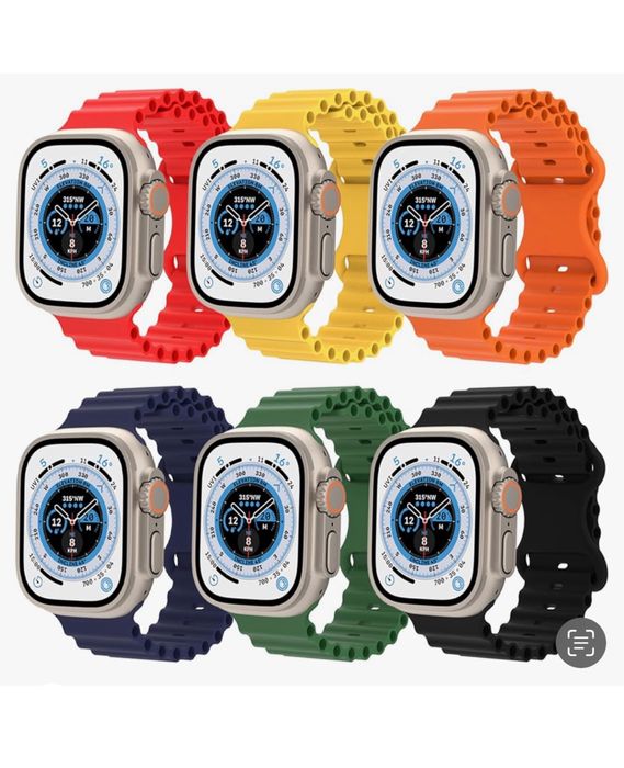 Curea Husa Silicon TPU Compat Ceas Apple Watch Ultra 11 10 9 8 7 6 5