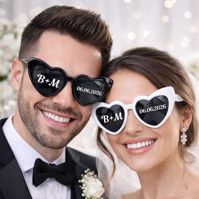 Очила за младоженци, Очила за Моминско Ергенско Парти, Очила за Сватба