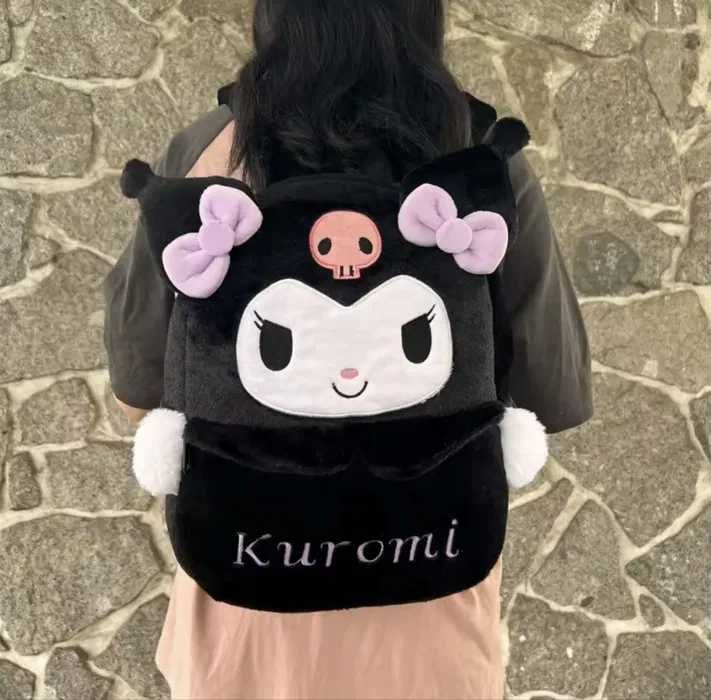 Голяма Плюшена Раница Куроми, Плюшена чанта Hello Kitty Kuromi