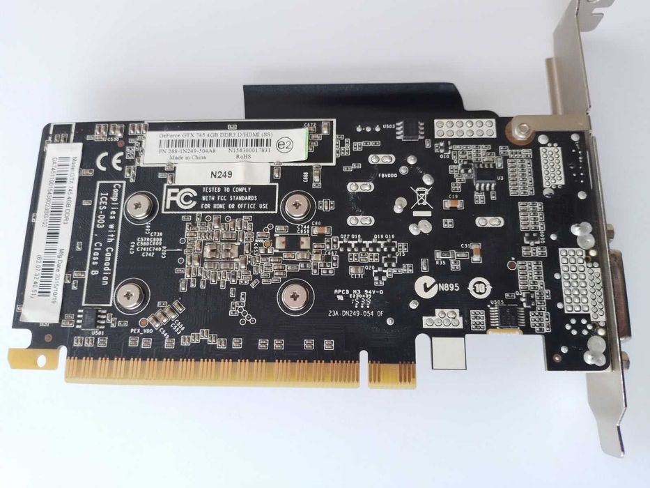 Видеокарта Zotac GeForce GTX 745, 4 GB, 128 bit, PCIE 3.0 x16, HDMI