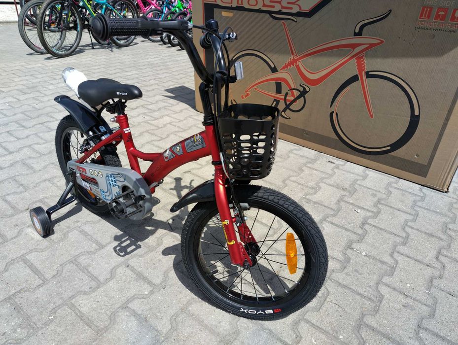 BYOX Детски велосипед 16" ROBO червен