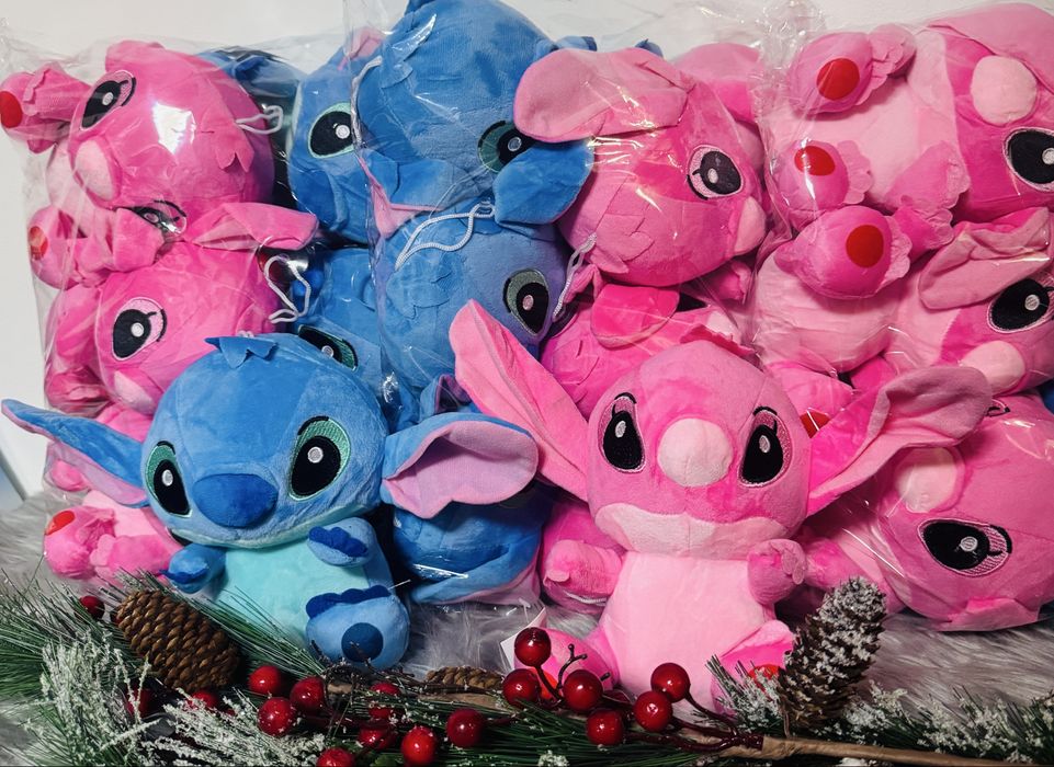 Ursuelt plus stitch 20cm/25cm/30cm/labubu stitch/ghiozdanel/respira