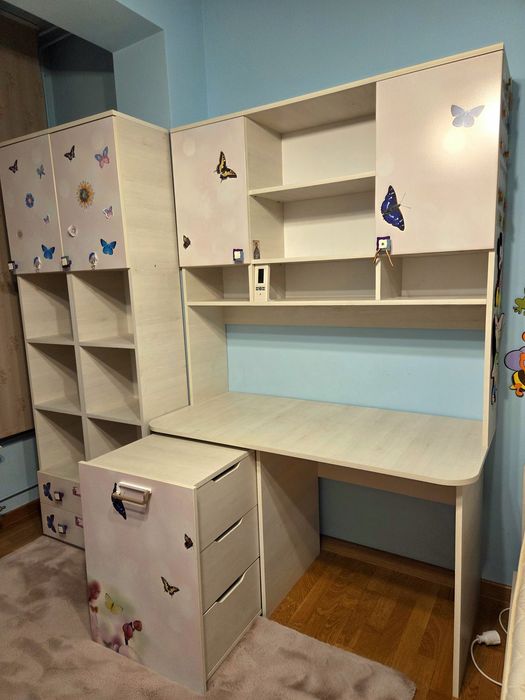 Mobilier complet dormitor tineret Butterfly