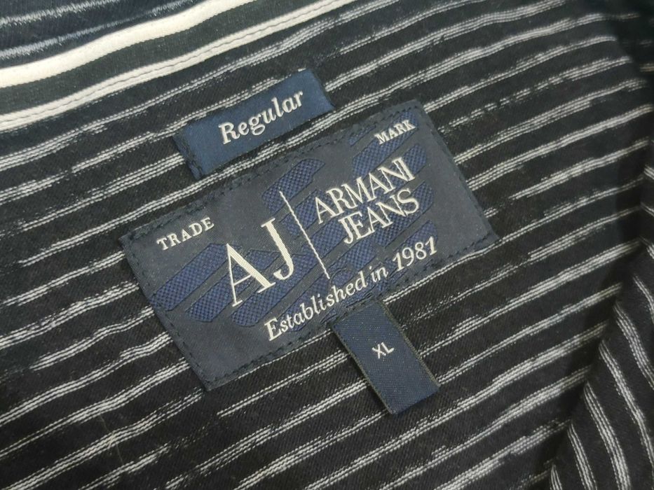 Tricou Armani Jeans - Onyx Stripes