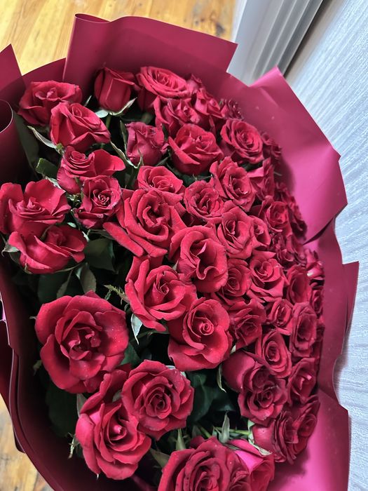 Цветы свежие 51 роза