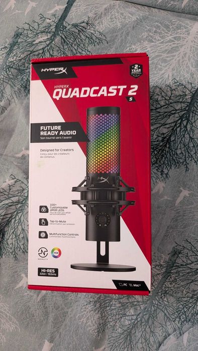 Микрофон Hyperx quadcast 2s