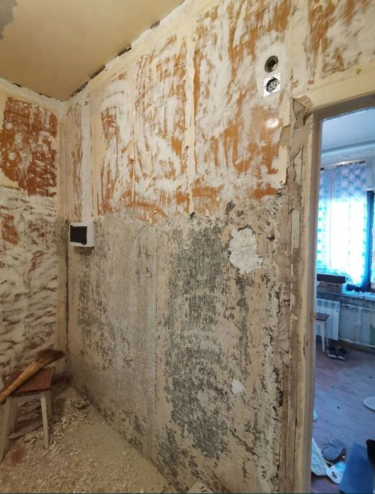 Демонтаж квартир и домов очистка старой краски и шпатлевки  быстро