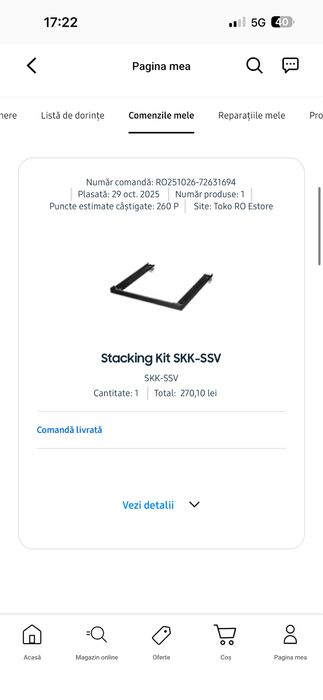 Set Samsung Bespoke AI - Uscator de haine + Masina spalat haine, cu garantie