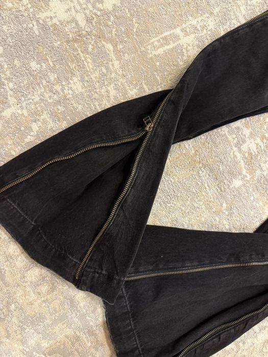zara flared zip флейред