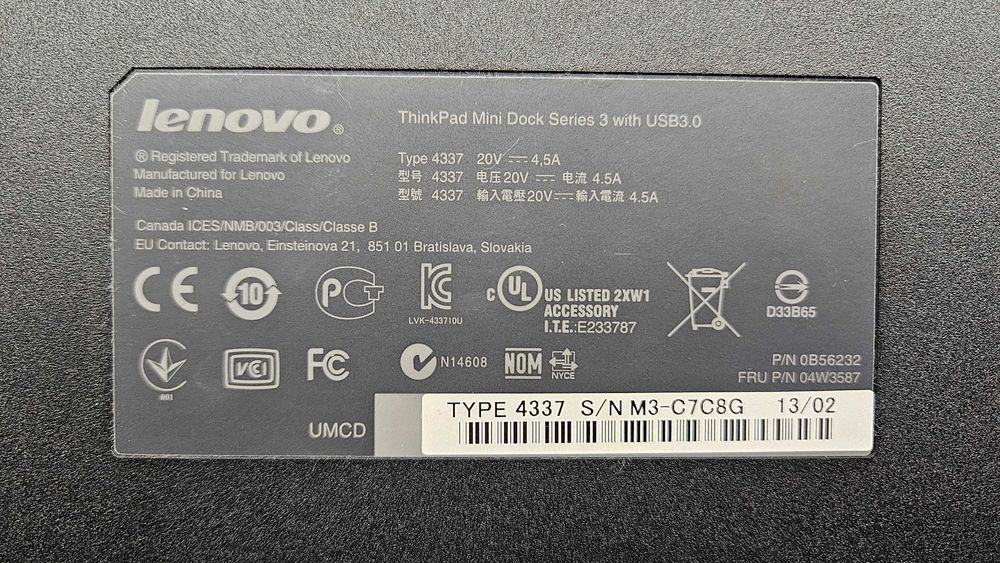 Lenovo ThinkPad T430s i5 + Docking Station USB 3.0 + Geantă