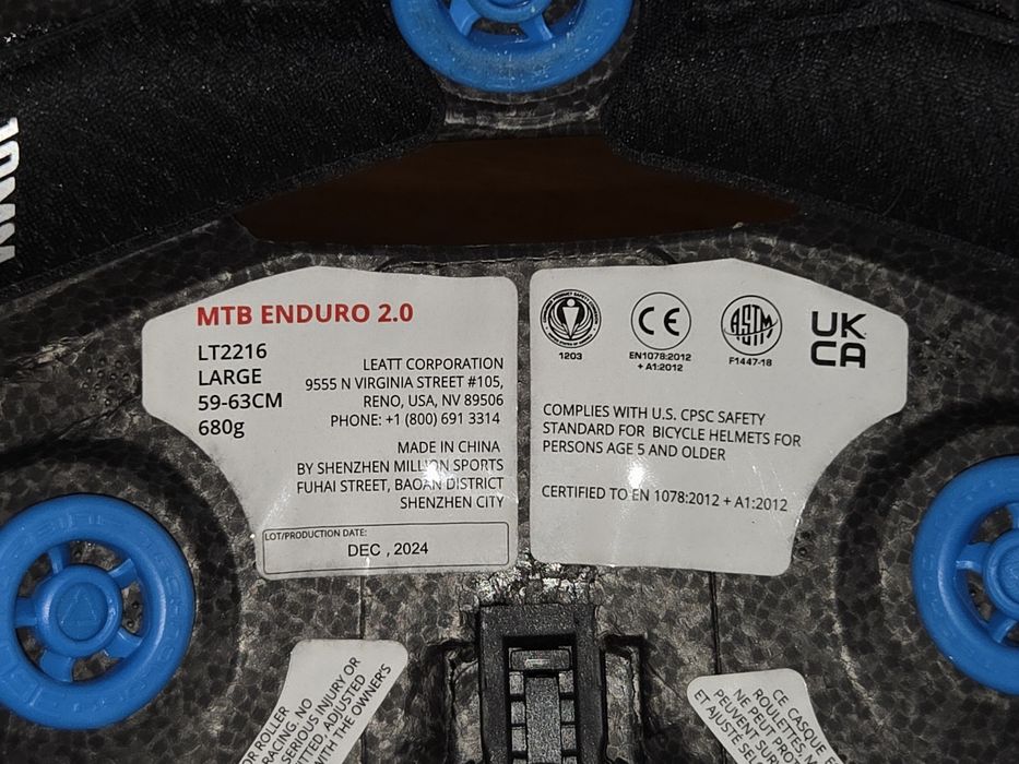 Каска Leatt MTB Enduro 2.0. нова в кутия