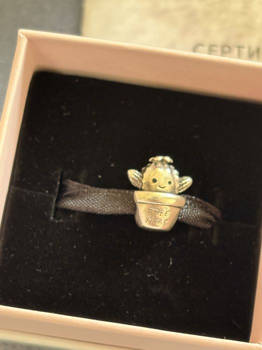 ⸻  Оригинален талисман Pandora “Free Hugs” (Кактус)