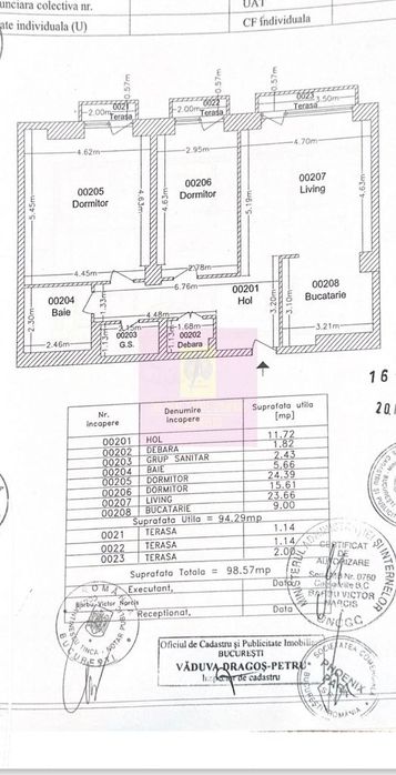 Apartament 3camere in complexul New Town Residence Dristor,parcare