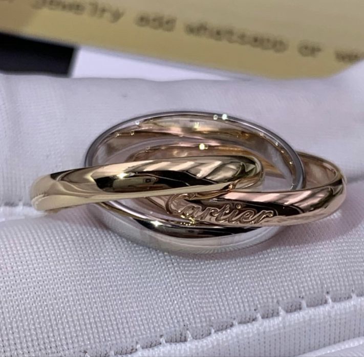 Позлатена  гривна Trinity de Cartier   750/18К