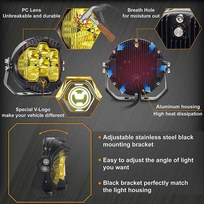 LED халоген 3 в 1