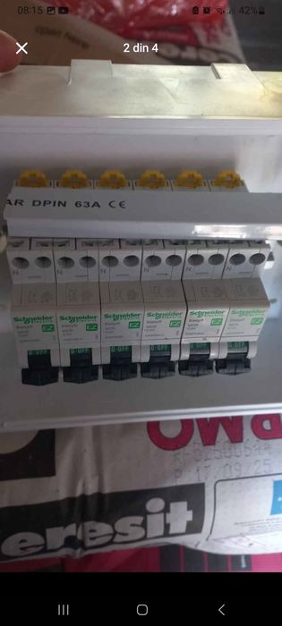 Vand tablou electric 8 module