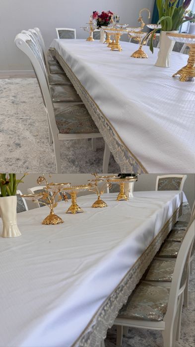 Гостиный стол+ 12 стулья