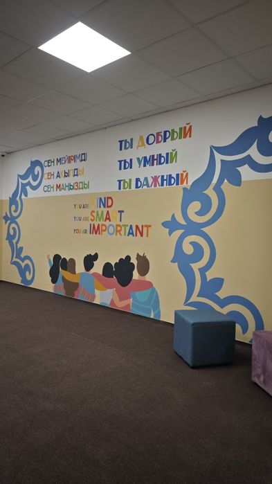 Роспись стен,роспись школ