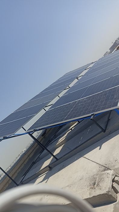 Quyosh panel õrnatish(установка солнишни панел)